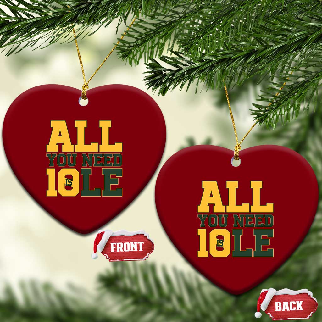 All You Need is Love Ceramic Ornament Retro Jordan GB Football Lover Fan Gift - Wonder Print Shop
