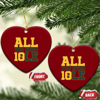 All You Need is Love Ceramic Ornament Retro Jordan GB Football Lover Fan Gift - Wonder Print Shop