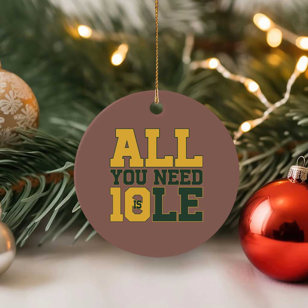 All You Need is Love Ceramic Ornament Retro Jordan GB Football Lover Fan Gift - Wonder Print Shop