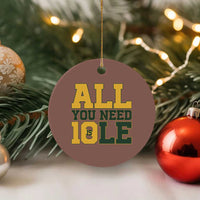 All You Need is Love Ceramic Ornament Retro Jordan GB Football Lover Fan Gift - Wonder Print Shop