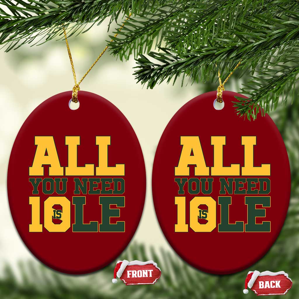 All You Need is Love Ceramic Ornament Retro Jordan GB Football Lover Fan Gift - Wonder Print Shop