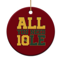 All You Need is Love Ceramic Ornament Retro Jordan GB Football Lover Fan Gift - Wonder Print Shop