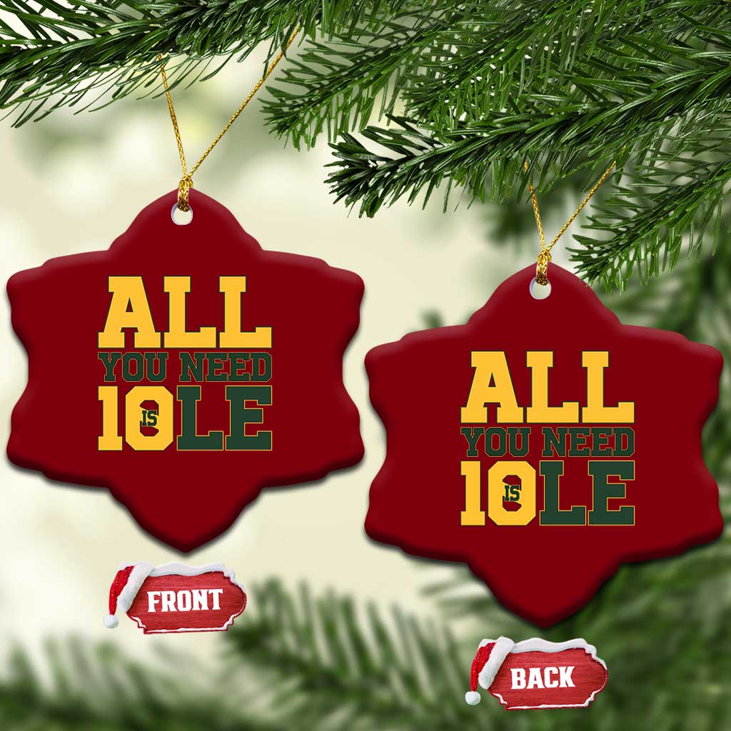 All You Need is Love Ceramic Ornament Retro Jordan GB Football Lover Fan Gift - Wonder Print Shop