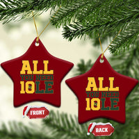 All You Need is Love Ceramic Ornament Retro Jordan GB Football Lover Fan Gift - Wonder Print Shop