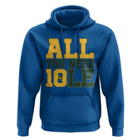 All You Need is Love Hoodie Retro Jordan GB Football Lover Fan Gift - Wonder Print Shop