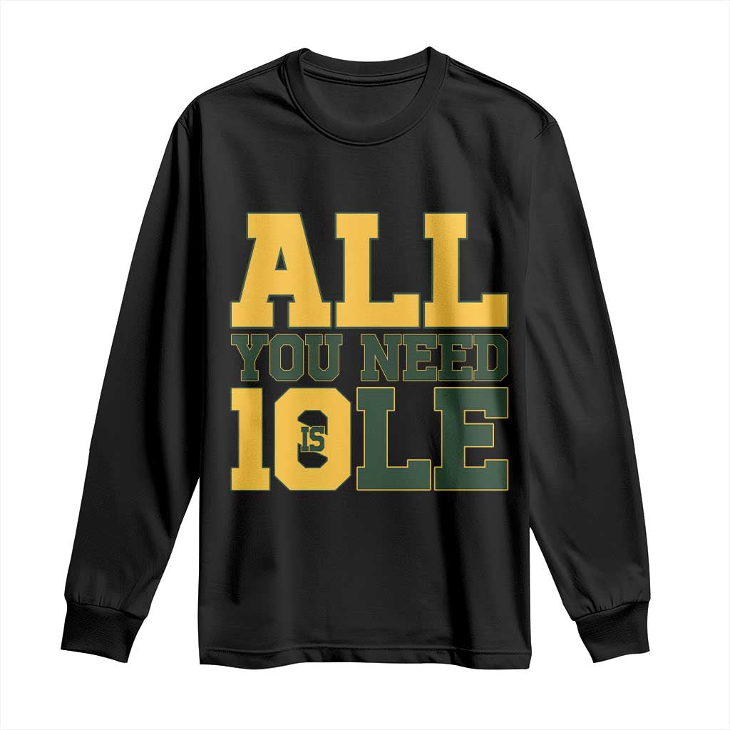 All You Need is Love Long Sleeve Shirt Retro Jordan GB Football Lover Fan Gift - Wonder Print Shop