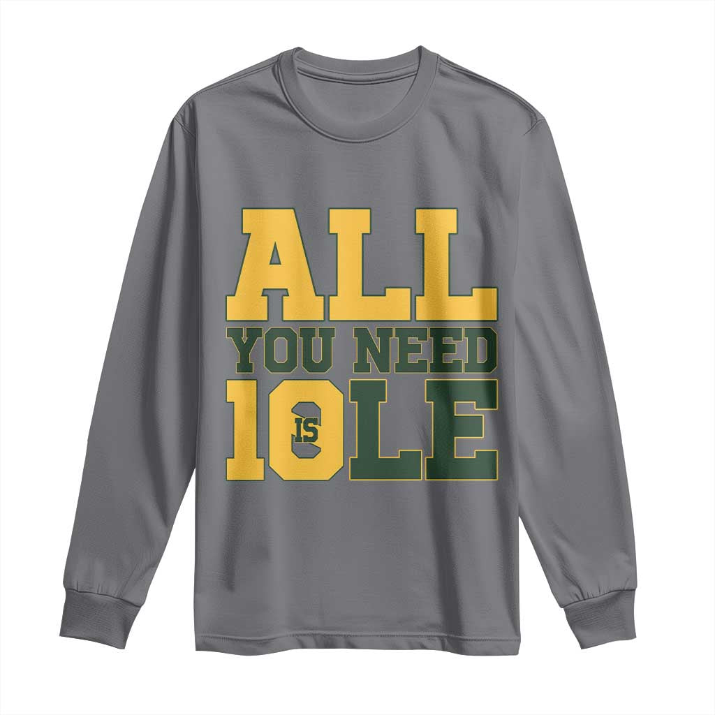 All You Need is Love Long Sleeve Shirt Retro Jordan GB Football Lover Fan Gift - Wonder Print Shop