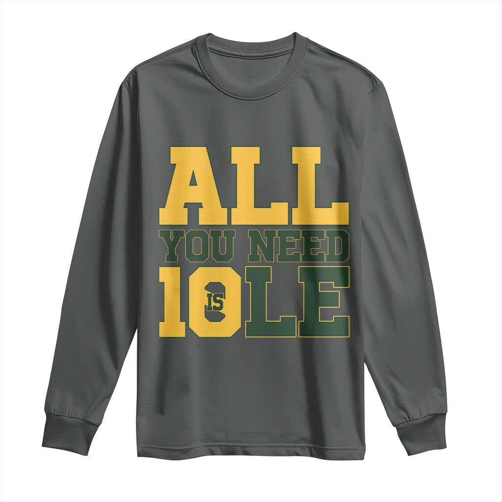 All You Need is Love Long Sleeve Shirt Retro Jordan GB Football Lover Fan Gift - Wonder Print Shop