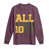All You Need is Love Long Sleeve Shirt Retro Jordan GB Football Lover Fan Gift - Wonder Print Shop