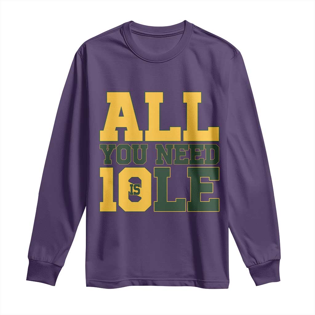 All You Need is Love Long Sleeve Shirt Retro Jordan GB Football Lover Fan Gift - Wonder Print Shop