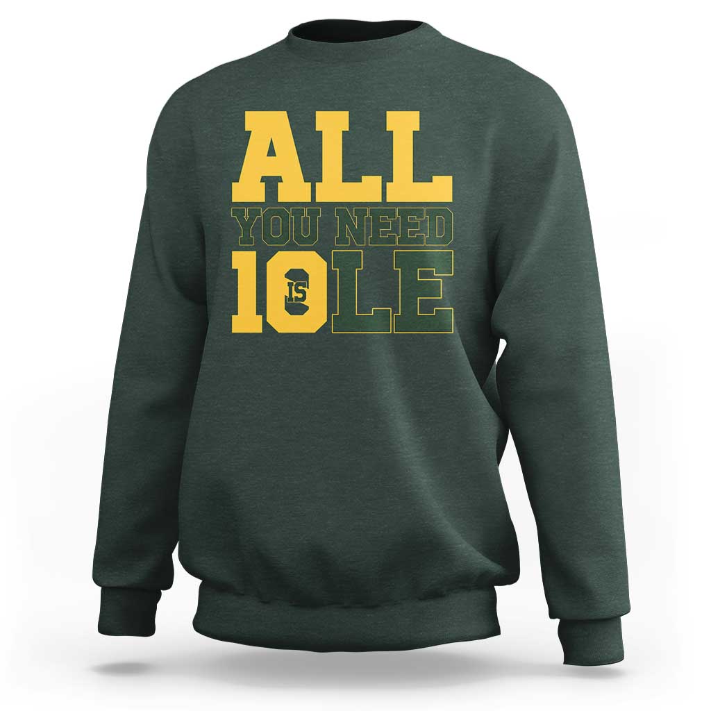All You Need is Love Sweatshirt Retro Jordan GB Football Lover Fan Gift - Wonder Print Shop