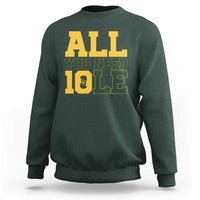 All You Need is Love Sweatshirt Retro Jordan GB Football Lover Fan Gift - Wonder Print Shop