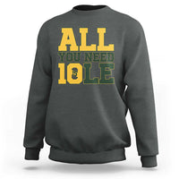 All You Need is Love Sweatshirt Retro Jordan GB Football Lover Fan Gift - Wonder Print Shop