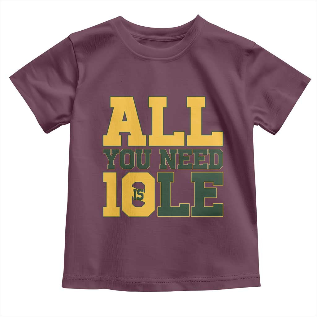 All You Need is Love Toddler T Shirt Retro Jordan GB Football Lover Fan Gift - Wonder Print Shop