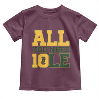 All You Need is Love Toddler T Shirt Retro Jordan GB Football Lover Fan Gift - Wonder Print Shop