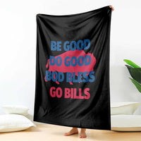 Football Lovers Throw Blanket Game Day Be Good Do Good God Bless Go BFB - Wonder Print Shop