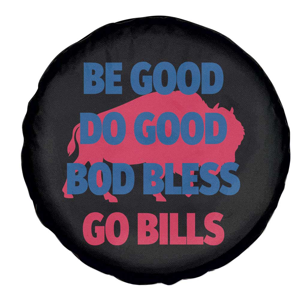 Football Lovers Spare Tire Cover Game Day Be Good Do Good God Bless Go BFB - Wonder Print Shop