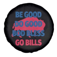 Football Lovers Spare Tire Cover Game Day Be Good Do Good God Bless Go BFB - Wonder Print Shop