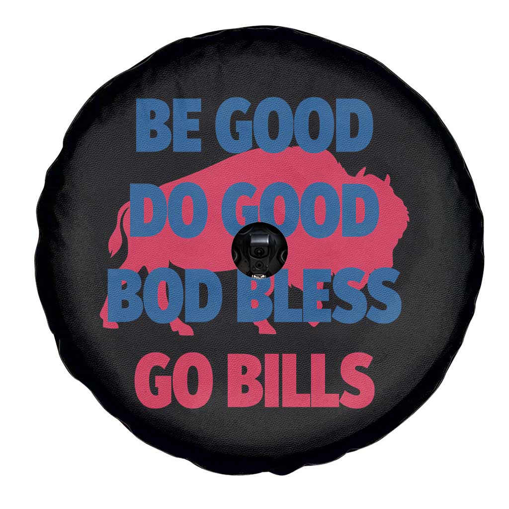 Football Lovers Spare Tire Cover Game Day Be Good Do Good God Bless Go BFB - Wonder Print Shop