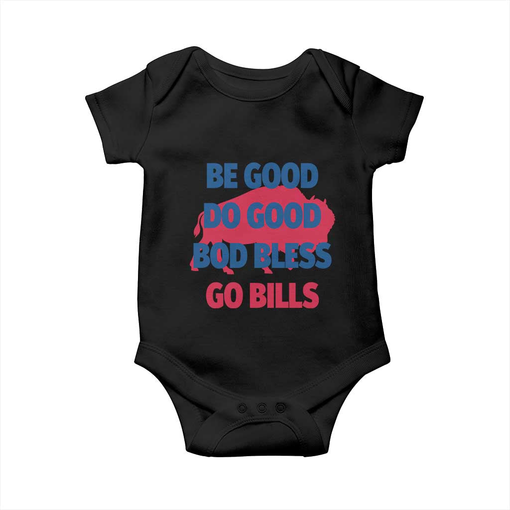 Football Lovers Baby Onesie Game Day Be Good Do Good God Bless Go BFB - Wonder Print Shop