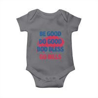 Football Lovers Baby Onesie Game Day Be Good Do Good God Bless Go BFB - Wonder Print Shop