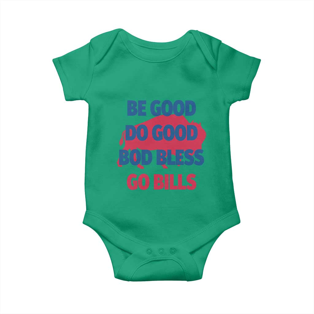 Football Lovers Baby Onesie Game Day Be Good Do Good God Bless Go BFB - Wonder Print Shop
