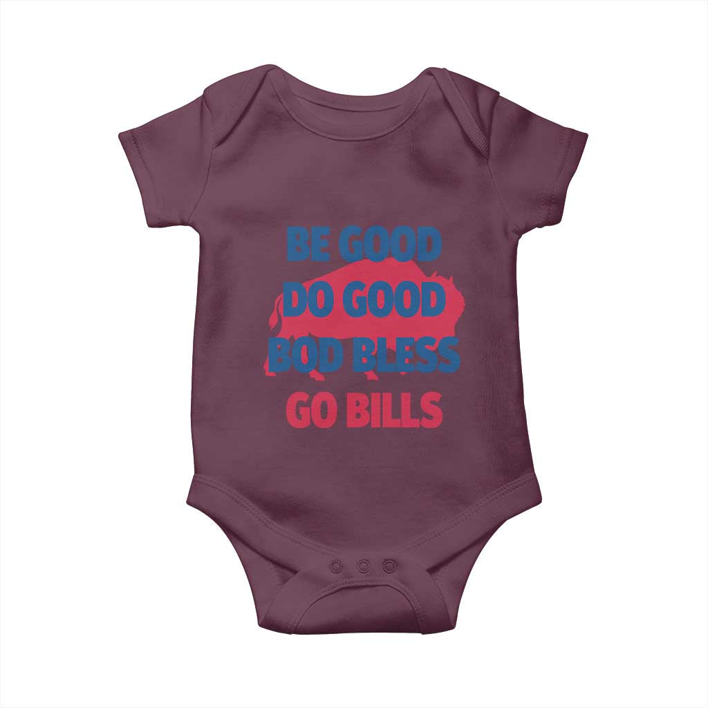 Football Lovers Baby Onesie Game Day Be Good Do Good God Bless Go BFB - Wonder Print Shop