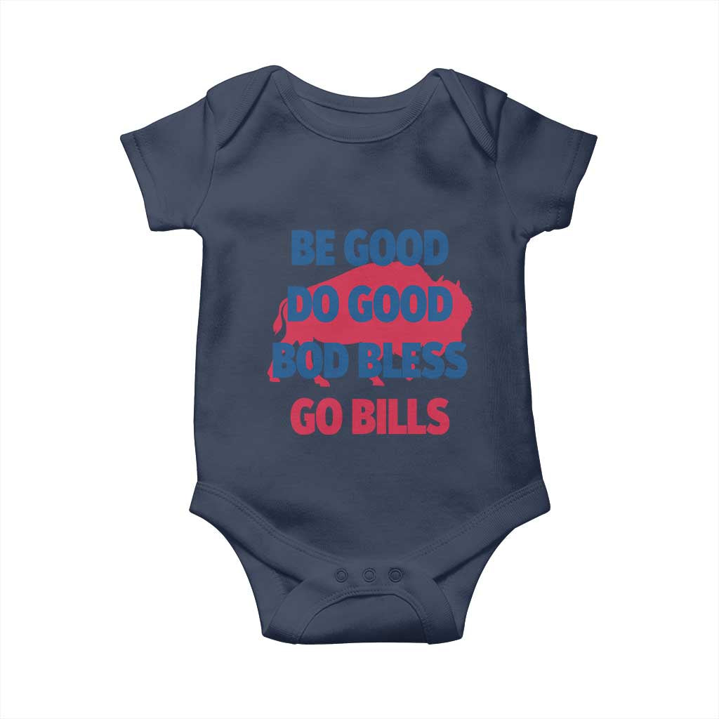 Football Lovers Baby Onesie Game Day Be Good Do Good God Bless Go BFB - Wonder Print Shop