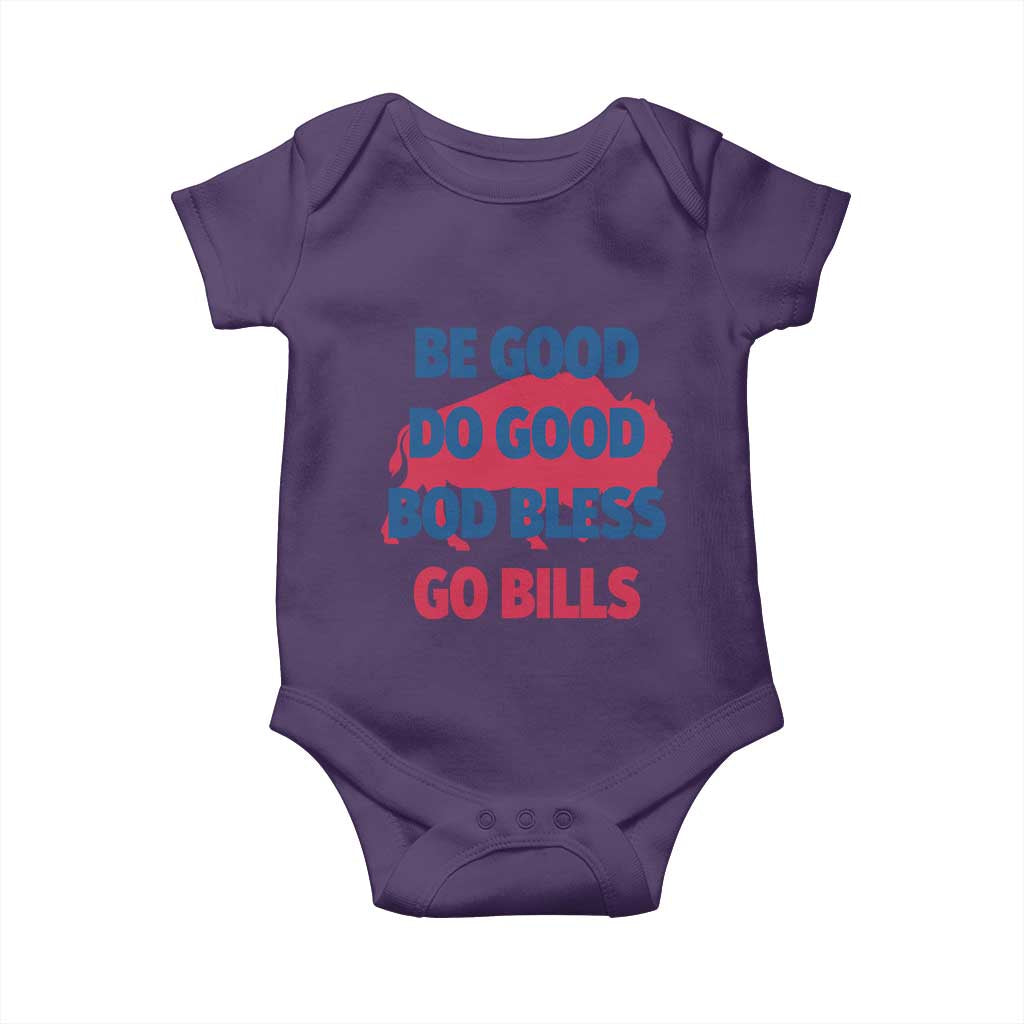 Football Lovers Baby Onesie Game Day Be Good Do Good God Bless Go BFB - Wonder Print Shop