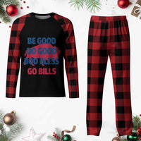 Football Lovers Plaid Pajama Set Game Day Be Good Do Good God Bless Go BFB - Wonder Print Shop