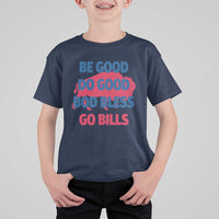 Football Lovers T Shirt For Kid Game Day Be Good Do Good God Bless Go BFB - Wonder Print Shop
