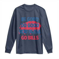 Football Lovers Long Sleeve Shirt Game Day Be Good Do Good God Bless Go BFB - Wonder Print Shop
