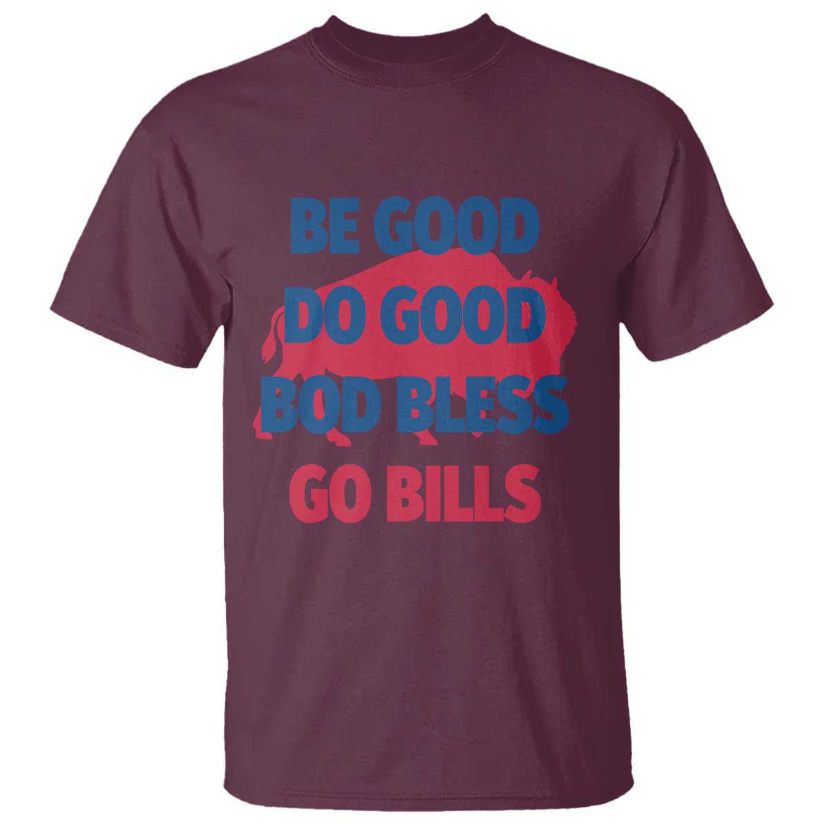 Football Lovers T Shirt Game Day Be Good Do Good God Bless Go BFB - Wonder Print Shop