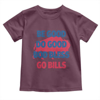 Football Lovers Toddler T Shirt Game Day Be Good Do Good God Bless Go BFB - Wonder Print Shop