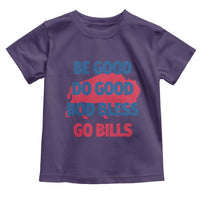 Football Lovers Toddler T Shirt Game Day Be Good Do Good God Bless Go BFB - Wonder Print Shop