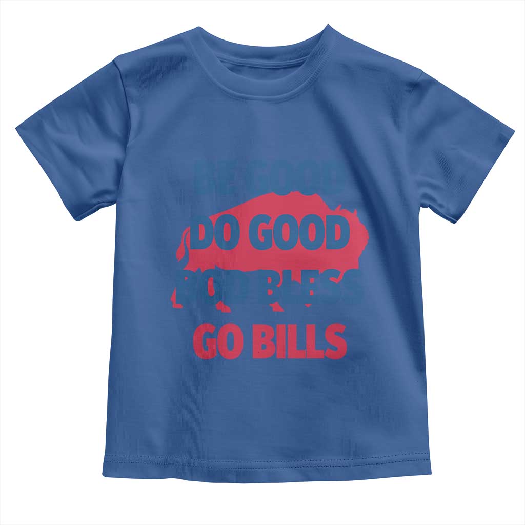 Football Lovers Toddler T Shirt Game Day Be Good Do Good God Bless Go BFB - Wonder Print Shop