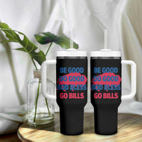 Football Lovers Tumbler With Handle Game Day Be Good Do Good God Bless Go BFB - Wonder Print Shop