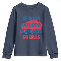 Football Lovers Youth Sweatshirt Game Day Be Good Do Good God Bless Go BFB - Wonder Print Shop