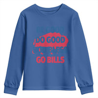 Football Lovers Youth Sweatshirt Game Day Be Good Do Good God Bless Go BFB - Wonder Print Shop