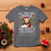 Funny Jesus Christmas December Birthday T Shirt Ugly Xmas - Wonder Print Shop