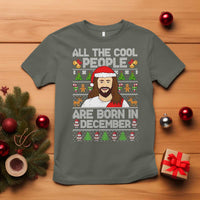 Funny Jesus Christmas December Birthday T Shirt Ugly Xmas - Wonder Print Shop