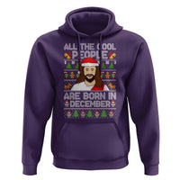 Funny Jesus Christmas December Birthday Hoodie Ugly Xmas - Wonder Print Shop