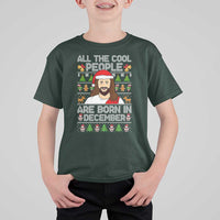 Funny Jesus Christmas December Birthday T Shirt For Kid Ugly Xmas - Wonder Print Shop