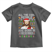 Funny Jesus Christmas December Birthday Toddler T Shirt Ugly Xmas - Wonder Print Shop