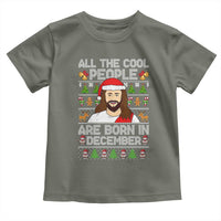 Funny Jesus Christmas December Birthday Toddler T Shirt Ugly Xmas - Wonder Print Shop