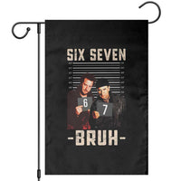 Funny 6 7 Meme Garden Flag Retro Home Christmas Movie Alone - Wonder Print Shop