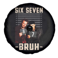 Funny 6 7 Meme Spare Tire Cover Retro Home Christmas Movie Alone - Wonder Print Shop