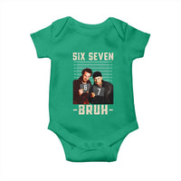 Funny 6 7 Meme Baby Onesie Retro Home Christmas Movie Alone - Wonder Print Shop
