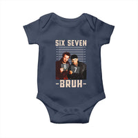 Funny 6 7 Meme Baby Onesie Retro Home Christmas Movie Alone - Wonder Print Shop
