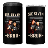 Funny 6 7 Meme 4 in 1 Can Cooler Tumbler Retro Home Christmas Movie Alone - Wonder Print Shop